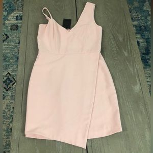 NBD adios mini dress pale rose. Size M